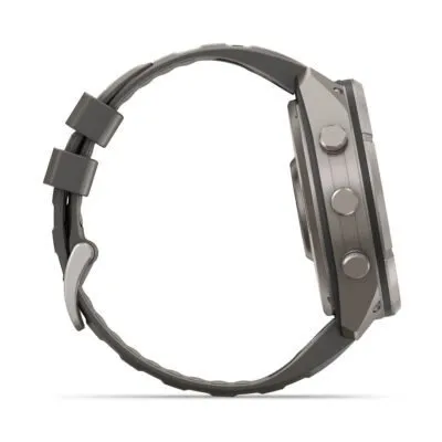Garmin fēnix 9 Pro inReach Solar 51 mm Titanium / Pebble Grey Silicone