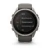 Garmin fēnix 9 Pro inReach Solar 51 mm Titanium / Pebble Grey Silicone