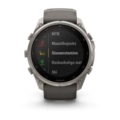 Garmin fēnix 9 Pro inReach Solar 51 mm Titanium / Pebble Grey Silicone