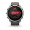 Garmin fēnix 9 Pro inReach Solar 51 mm Titanium / Pebble Grey Silicone