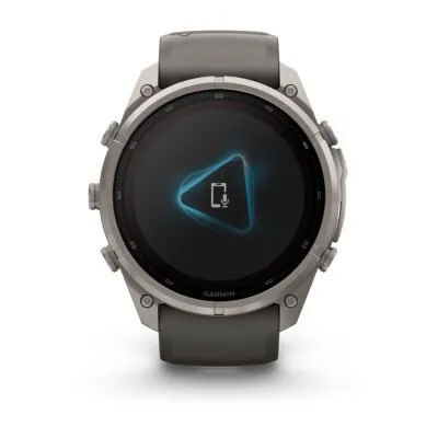Garmin fēnix 9 Pro inReach Solar 51 mm Titanium / Pebble Grey Silicone