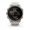 Garmin fēnix 9 43 mm Titanium / Fog Grey Silicone