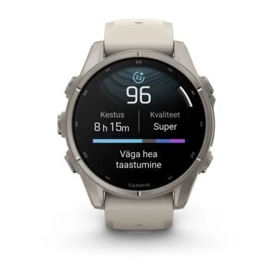Garmin fēnix 9 43 mm Titanium / Fog Grey Silicone