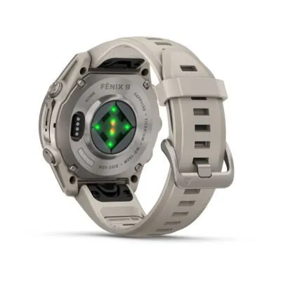 Garmin fēnix 9 43 mm Titanium / Fog Grey Silicone