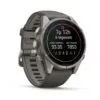 Garmin fēnix 9 43 mm Titanium / Pebble Grey Silicone