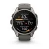 Garmin fēnix 9 43 mm Titanium / Pebble Grey Silicone