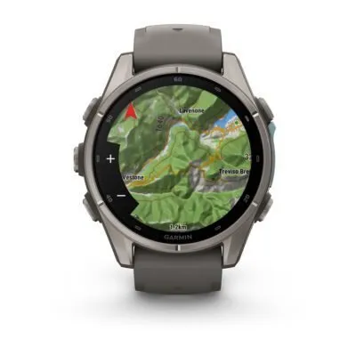 Garmin fēnix 9 43 mm Titanium / Pebble Grey Silicone
