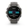 Garmin fēnix 9 43 mm Titanium / Pebble Grey Silicone