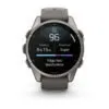 Garmin fēnix 9 43 mm Titanium / Pebble Grey Silicone