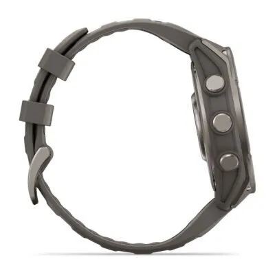Garmin fēnix 9 47 mm Titanium / Pebble Grey Silicone