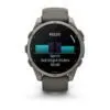 Garmin fēnix 9 47 mm Titanium / Pebble Grey Silicone