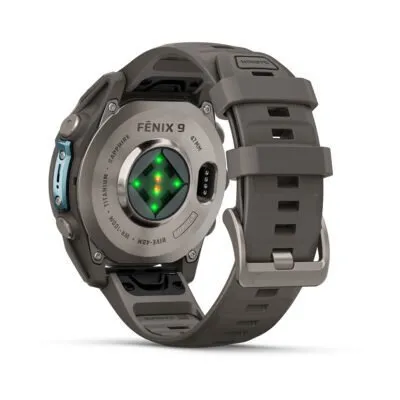 Garmin fēnix 9 47 mm Titanium / Pebble Grey Silicone
