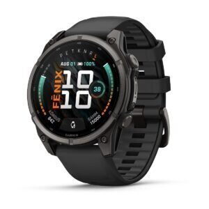 Garmin fēnix 9 47 mm Carbon Grey DLC Titanium / Black Silicone