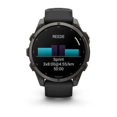 Garmin fēnix 9 47 mm Carbon Grey DLC Titanium / Black Silicone