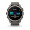 Garmin fēnix 9 51 mm Titanium / Pebble Grey Silicone