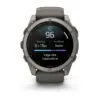 Garmin fēnix 9 51 mm Titanium / Pebble Grey Silicone