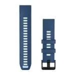 Garmin QuickFit 22 Watch Band Tidal Blue / Ice Blue Silicone Garmin QuickFit 22 Watch Band Tidal Blue / Ice Blue Silicone