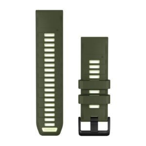 Garmin QuickFit 26 Watch Band Olive Drab / Citron Silicone