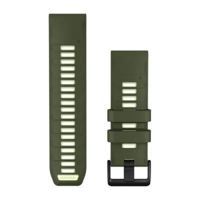 Garmin QuickFit 26 Watch Band Olive Drab / Citron Silicone
