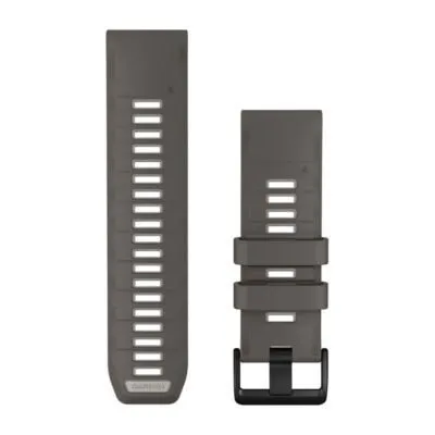 Garmin QuickFit 26 Watch Band Pebble Grey / Silver Grey Silicone Garmin QuickFit 26 Watch Band Pebble Grey / Silver Grey Silicone