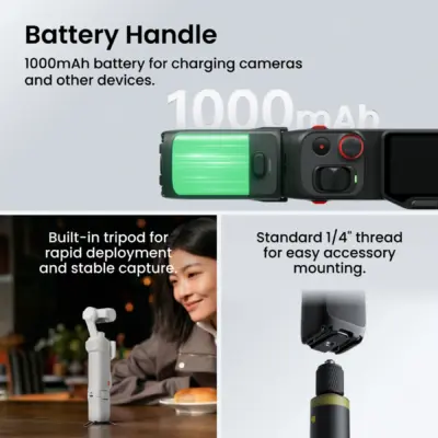Insta360 Luna Ultra loojakomplekt, kosmiline must
