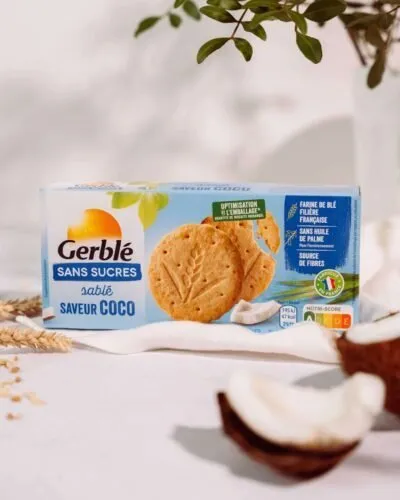 Gerblé küpsised kookose maitsega, suhkruvabad 132g