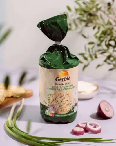 Gerblé maisigaletid sibula ja koore maitsega 123.5g