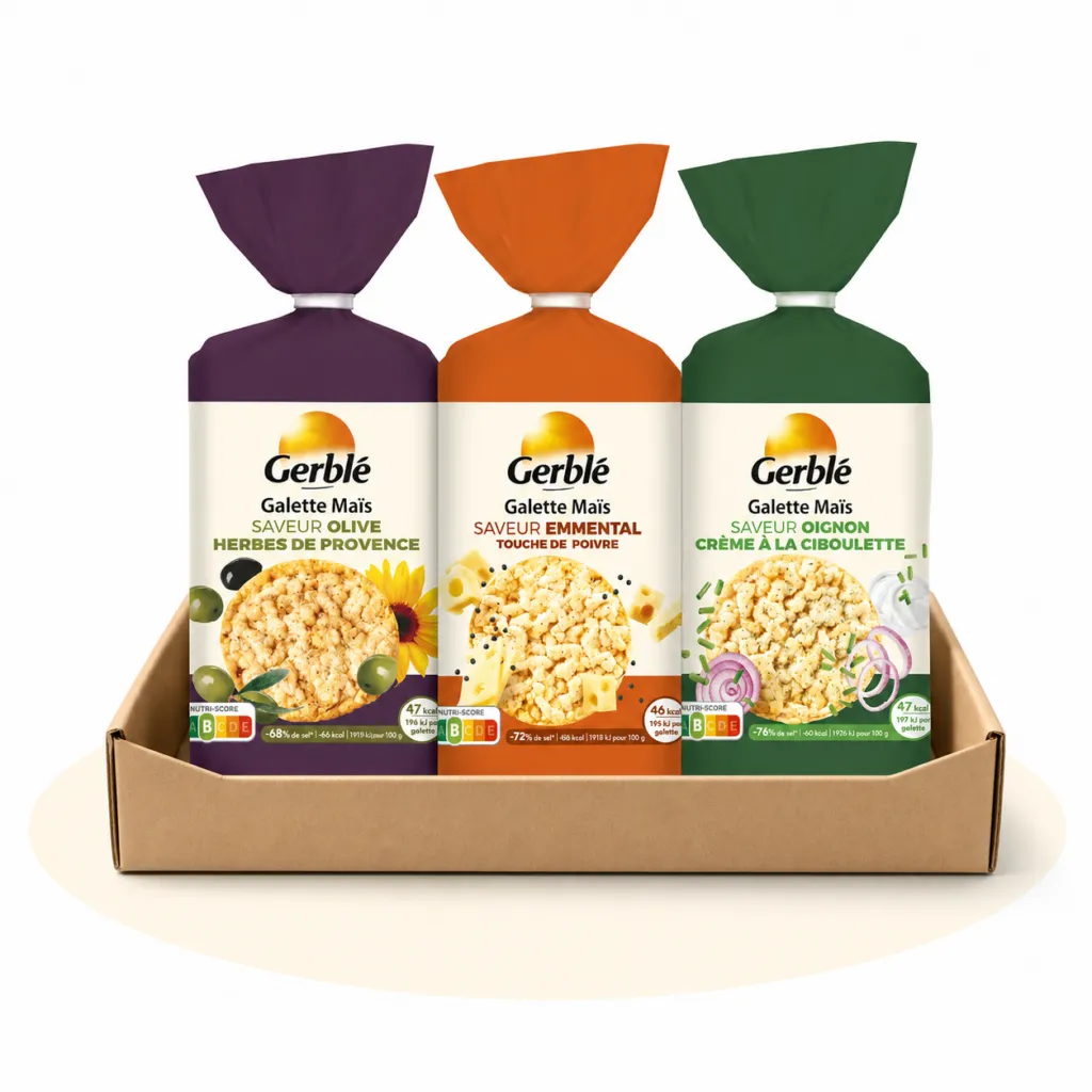 Gerblé maisigalettide MIX – 8 pakki