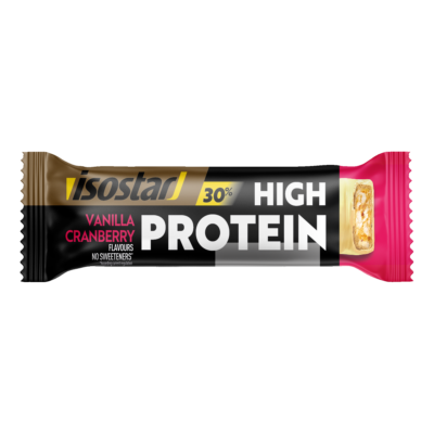 Isostar High Protein 30 Vanilla Cranberry batoon 55g Isostar High Protein 30 Vanilla Cranberry batoon 55g