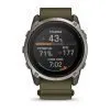 Garmin Enduro 4 Titanium / Dark Olive ComfortFit Fabric Band