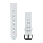 Garmin QuickFit 20 Watch Band Whitestone/Ice Blue Silicone