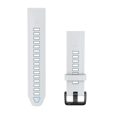 Garmin QuickFit 20 Watch Band Whitestone/Ice Blue Silicone