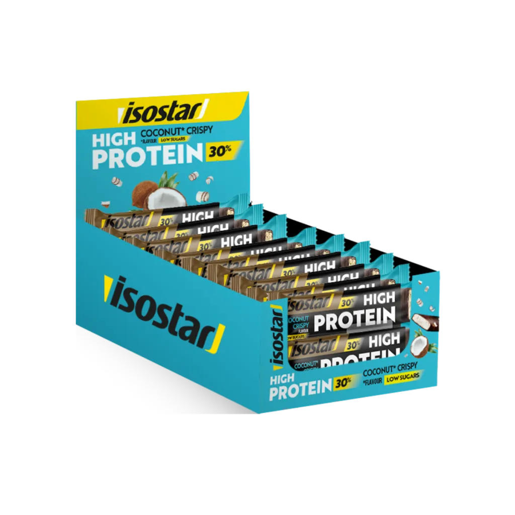 Isostar High Protein coconut 55g batoonid x 16